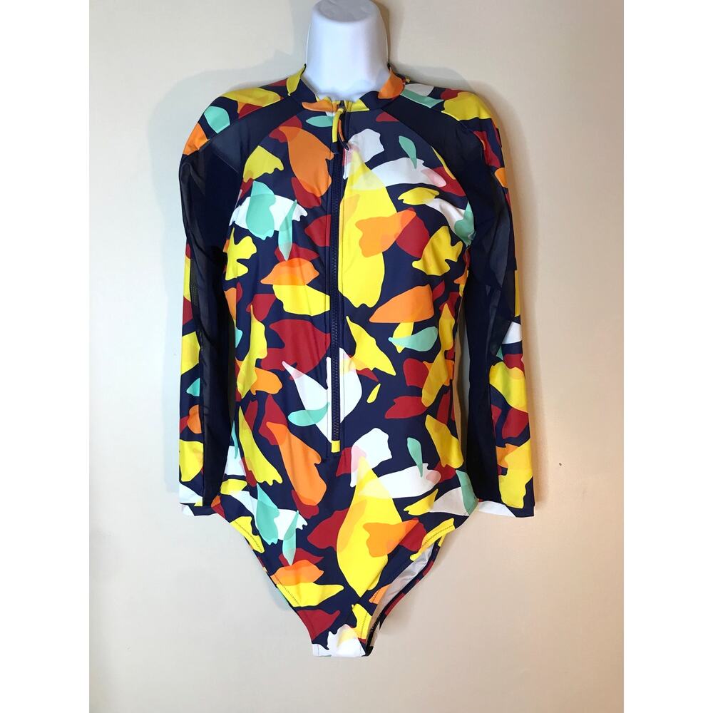 Panache Puglia Grace Nonwired Long Sleeve Swimsuit XL One Piece